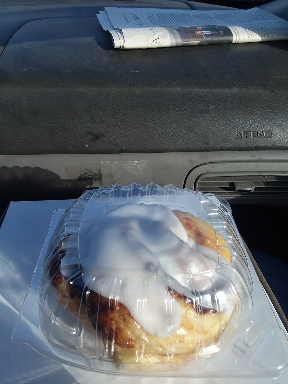 Cinnamon Roll with Cream Cheese Icing